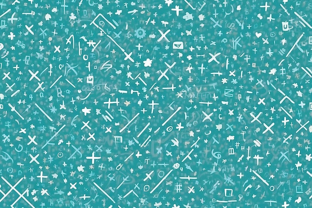 Turquoise plus symbols pattern stock illustration