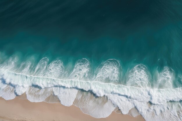 turquoise sea wave