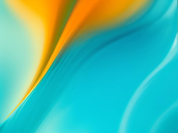 Turquoise tranquility abstract background in refreshing bluegreen hues