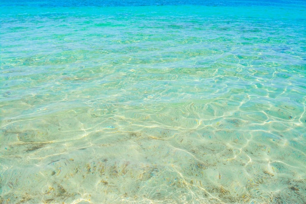 Turquoise water in Alghero Sardinia