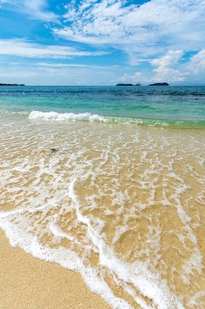 Turquoise water at Kota Kinabalu Beach Sabah Borneo Malaysia