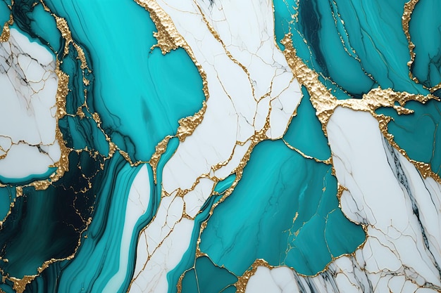 Turquoise white and gold marble background luxury marble stone texture invitation backdrop