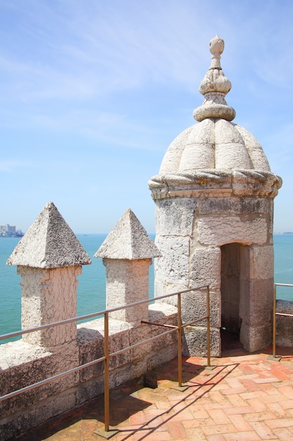 Башня башни Белен (Torre de Belem) в Лиссабоне, Португалия