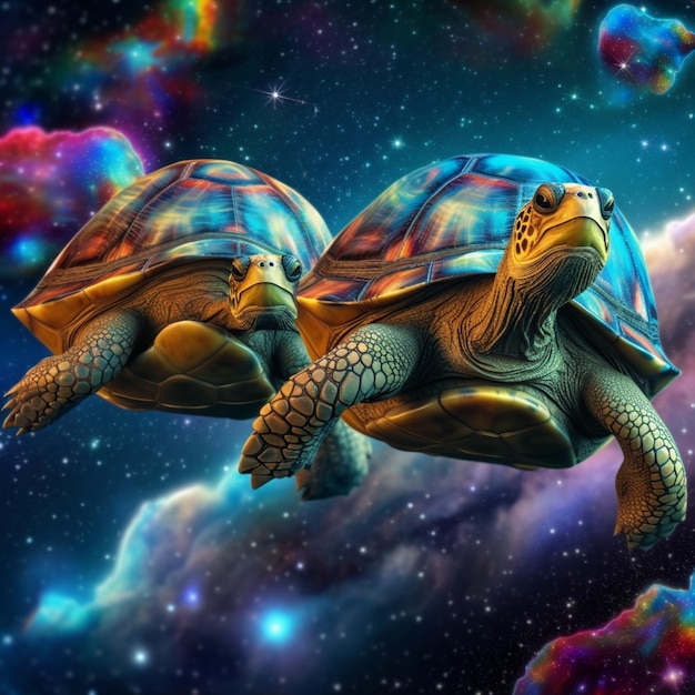 turtle colorful