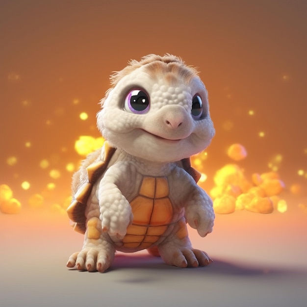 Turtle cute animal Beautiful illustration picture Generative AI