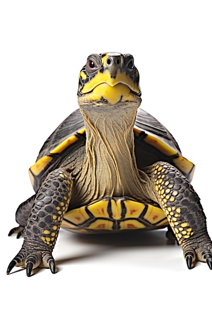 Turtle isolated on white background Studio photography