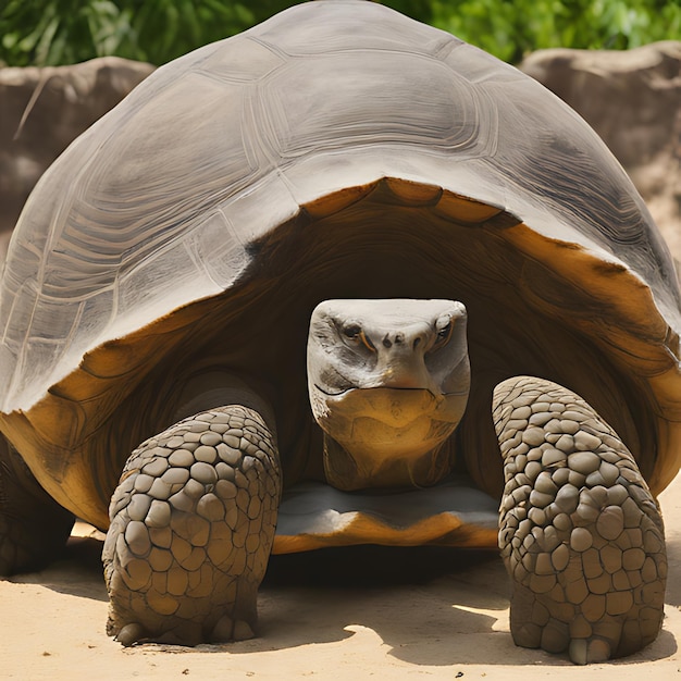 a turtle with a turtle on its back and the number 3 on the front