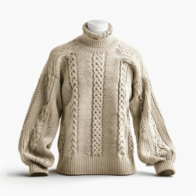 Turtleneck sweaters isolated