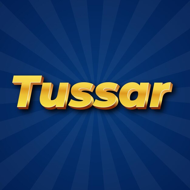 Tussar テキスト効果 ゴールド JPG 魅力的な背景カード写真