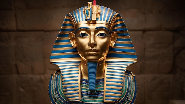 Tutankhamuns golden burial mask