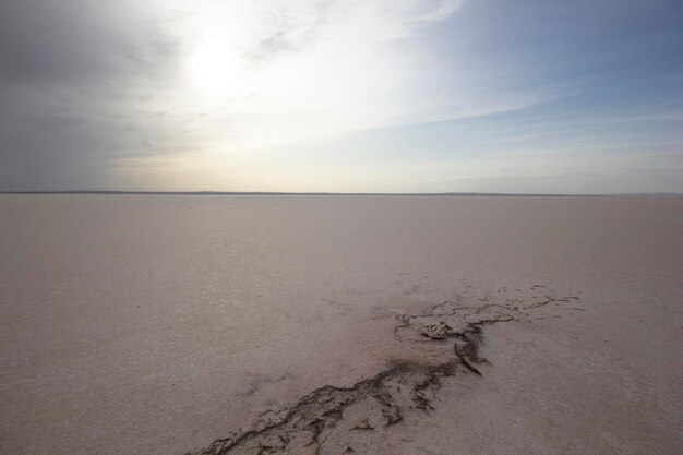 Tuz Golu Turkey Salt Lake White salt water