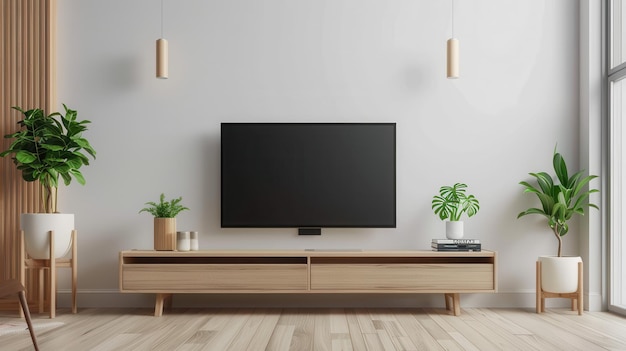 a tv background featuring a modern sleek flatscreen television against a clean white wall creating a