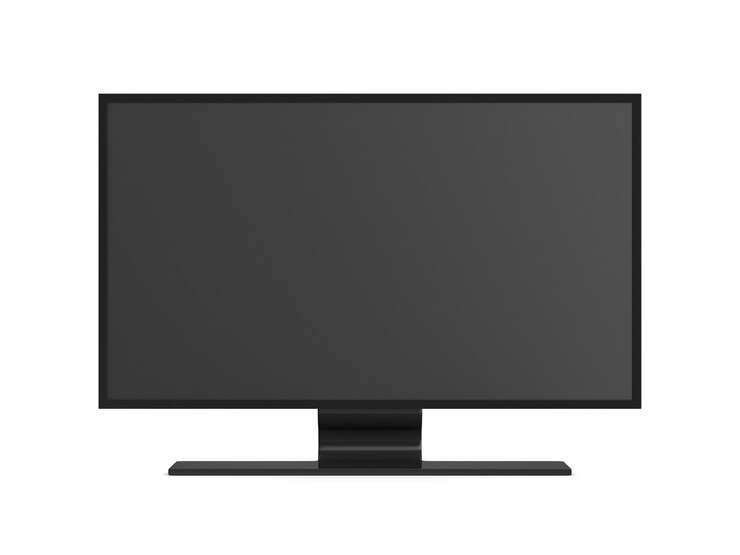 Foto tv. geïsoleerde 3d-weergave