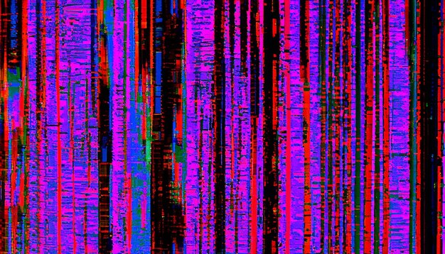Photo tv glitch grunge pixel noise and screen interferences