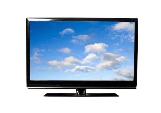 tv met hemel