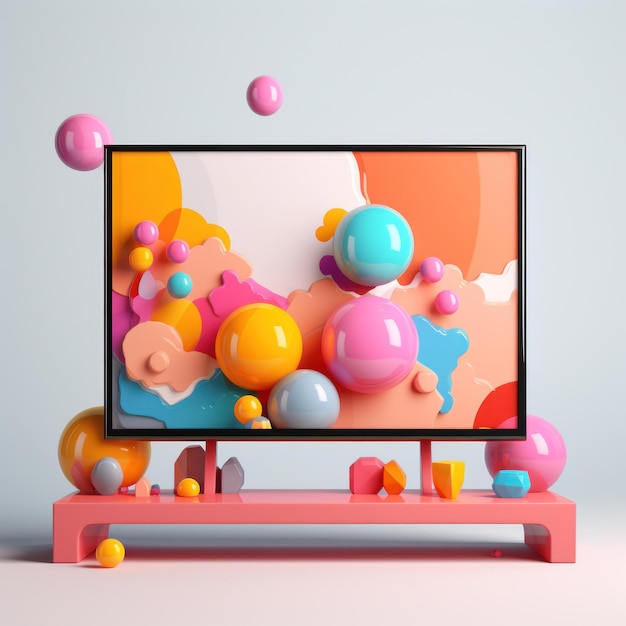 tv mockup-stijl