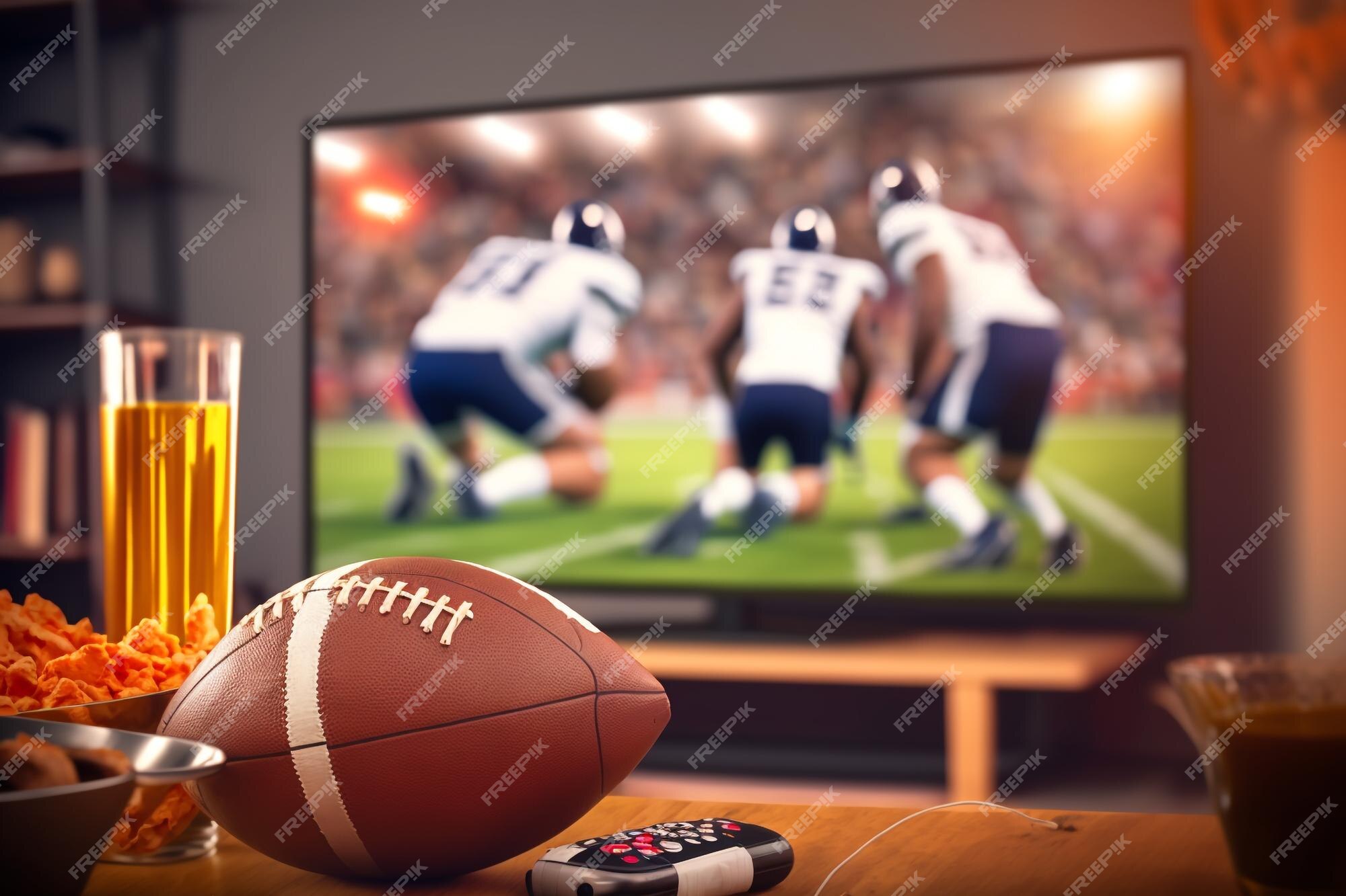 Streaming tv football hi-res stock photography and images - Alamy