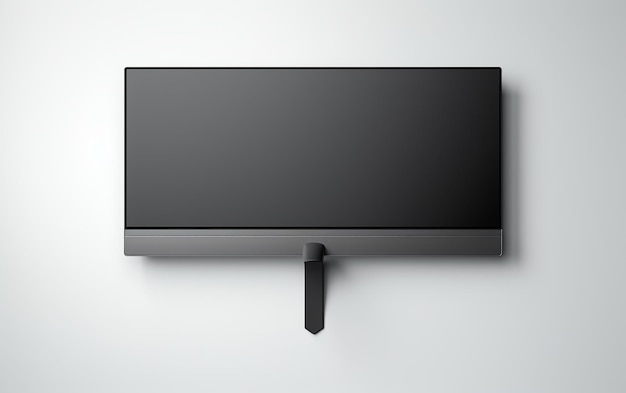 Photo tv wall mount in realistic setting