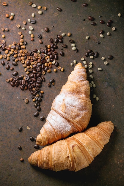 Twee croissants