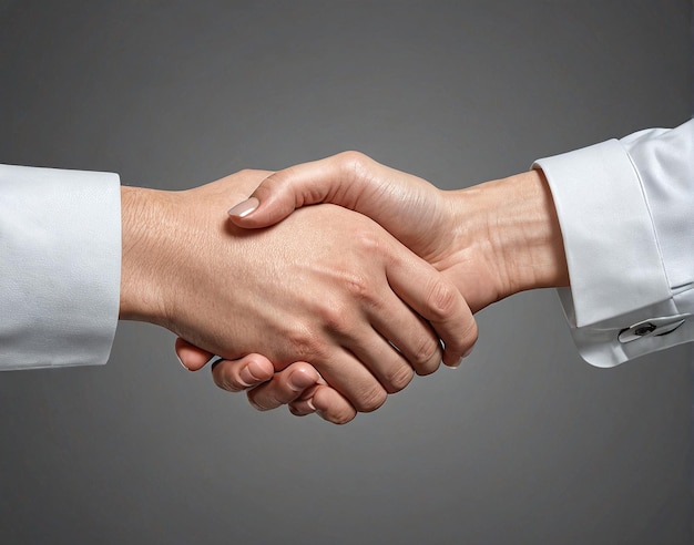twee mannen die elkaar de hand schudden bij een zakelijke bijeenkomst