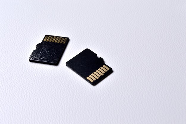 Twee micro sd-kaarten