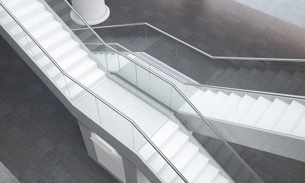 Twee trappen in modern kantoor