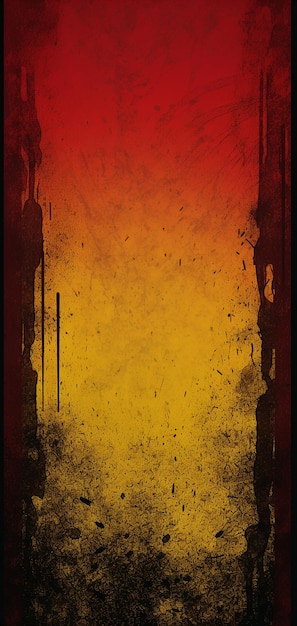 Foto tweekleurige gele en rode doorzichtige burnt edge grunge