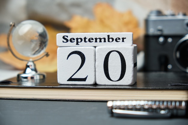 Ventesimo giorno del mese di autunno del calendario settembre.