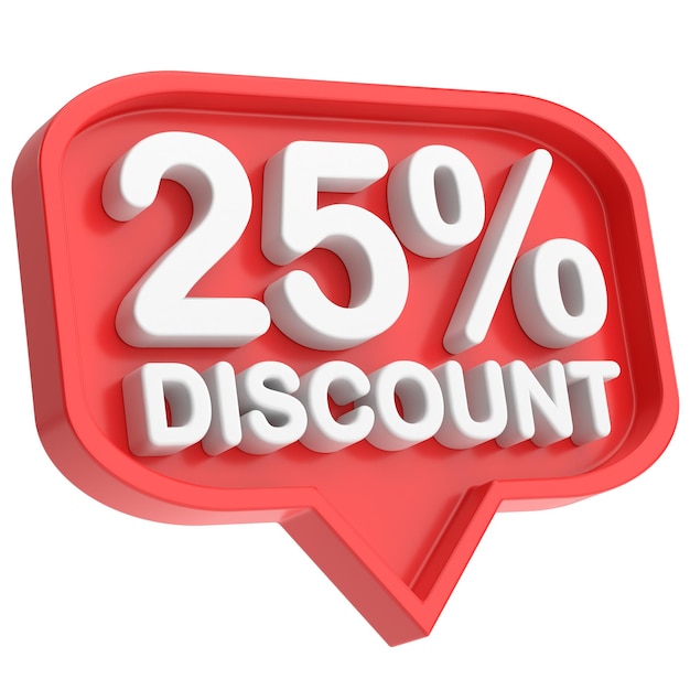 Twenty five percent discount 25 discount 25 sale