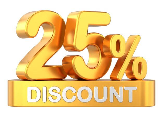 Twenty five percent discount 25 discount 25 sale