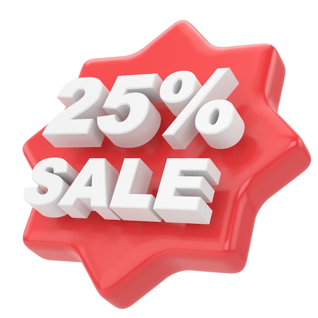 Twenty five percent sale 25 sale Sale badge
