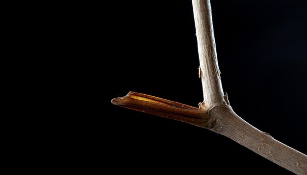 Photo twig isolated on white