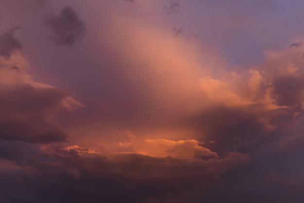 夕暮れの美しい空