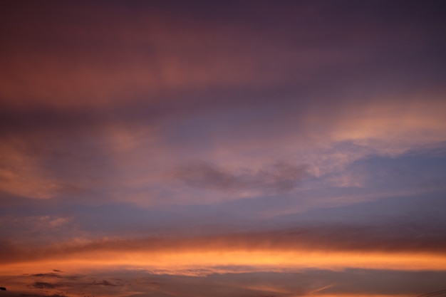 Foto cielo di mattina crepuscolare per lo sfondo