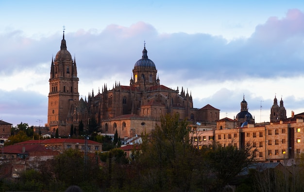  twilight view of  Cathedral