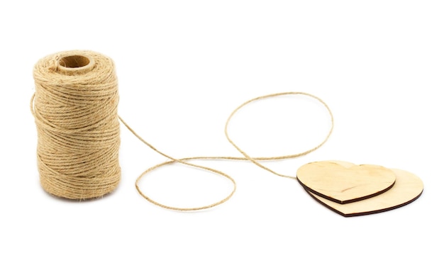 Twine thread in a bobbin