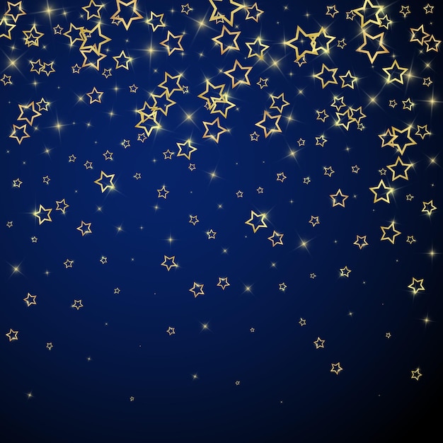 Twinkle stars scattered around randomly flying