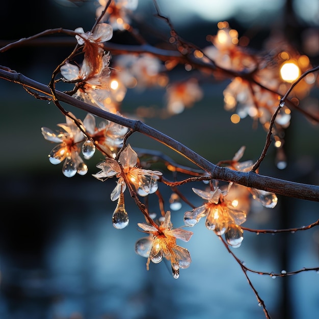 Twinkling Seizoensgebonden Sparkle Kerstverlichting Foto's