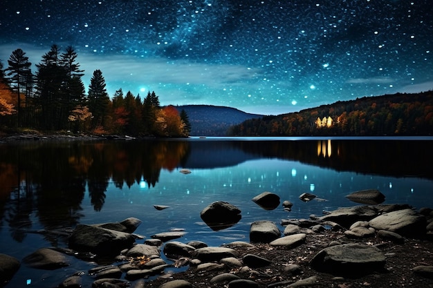 Twinkling Terrain The Sparkle of Night Landscapes