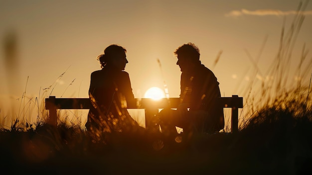 Twist Ending Mysterious Box Unraveling Plot Engaging Debate Artistic Rendition Golden Hour Lens Flare Silhouette shot