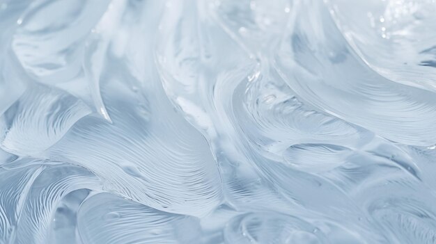 Twisting ice formations create grooved texture on surface AI Generated