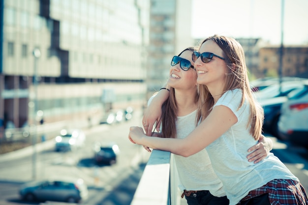 two beautiful young women