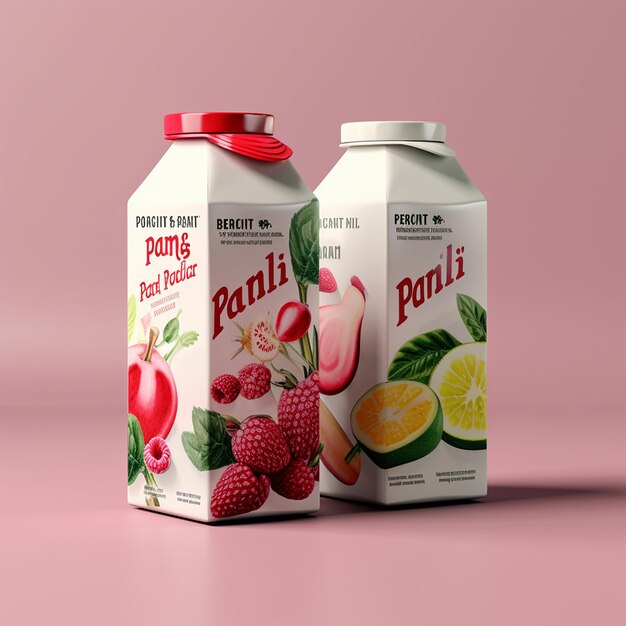 two cans of water with the word pomegra on them.