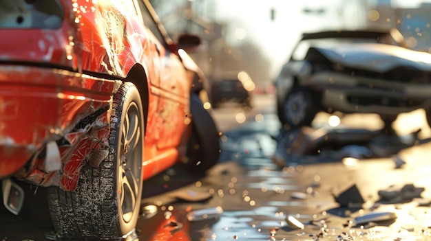 Two Cars Abandoned in Dirt