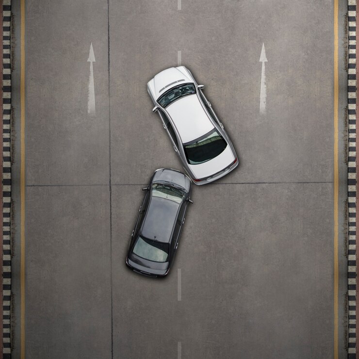 事故の2台の車