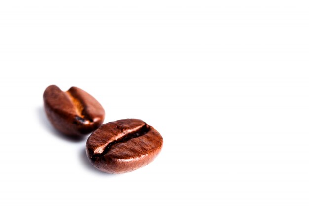 Two coffee beans