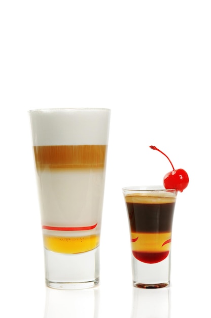 2つのコーヒーカクテル