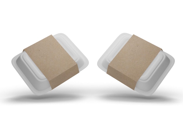 two containers food