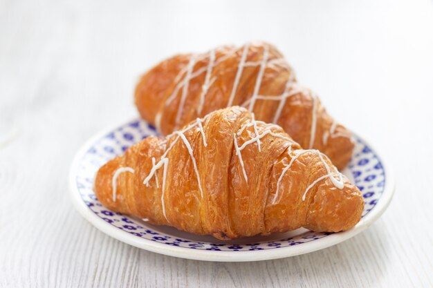 Two croissants