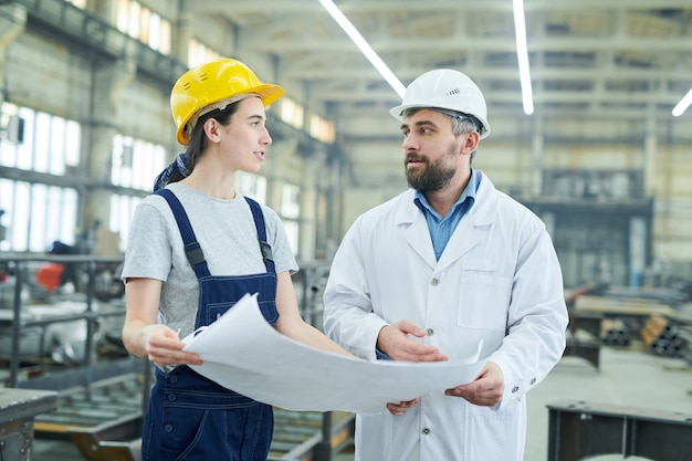 Two Engineers at Plant